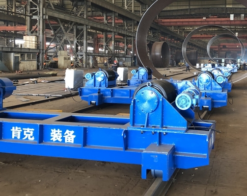 慣習的で小さい管のモーターを備えられた車輪を溶接する溶接の回転子の風タワー150トン