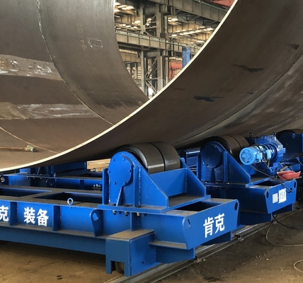 慣習的で小さい管のモーターを備えられた車輪を溶接する溶接の回転子の風タワー150トン